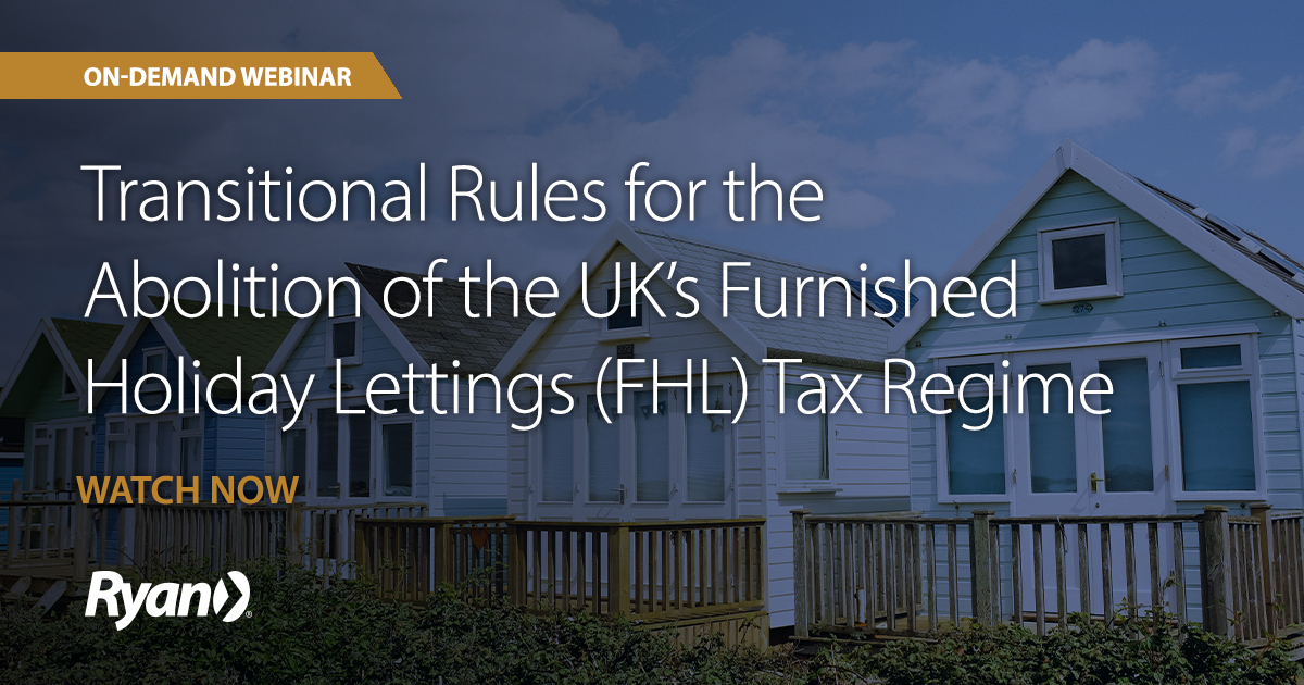 Navigate the Transitional Rules for UK Furnished Holiday Lettings